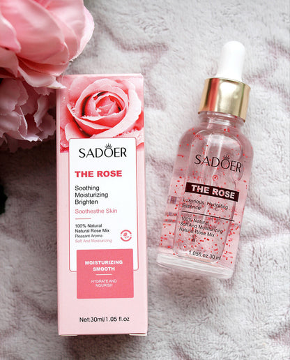 Esencia Facial Hidratante 100% Natural con Extracto de Rosa - 30 ml
