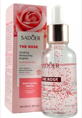 Esencia Facial Hidratante 100% Natural con Extracto de Rosa - 30 ml