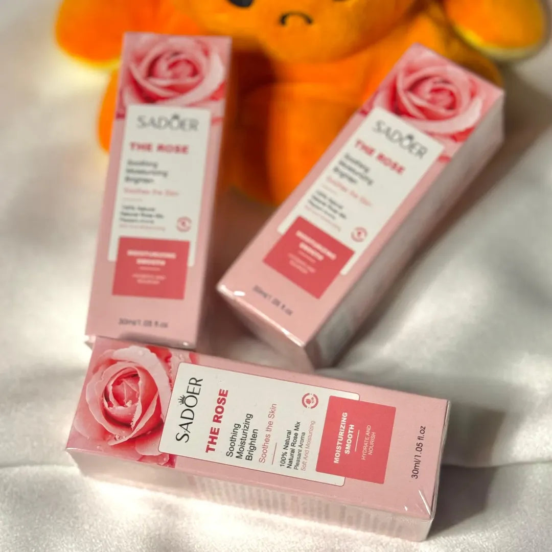 Esencia Facial Hidratante 100% Natural con Extracto de Rosa - 30 ml