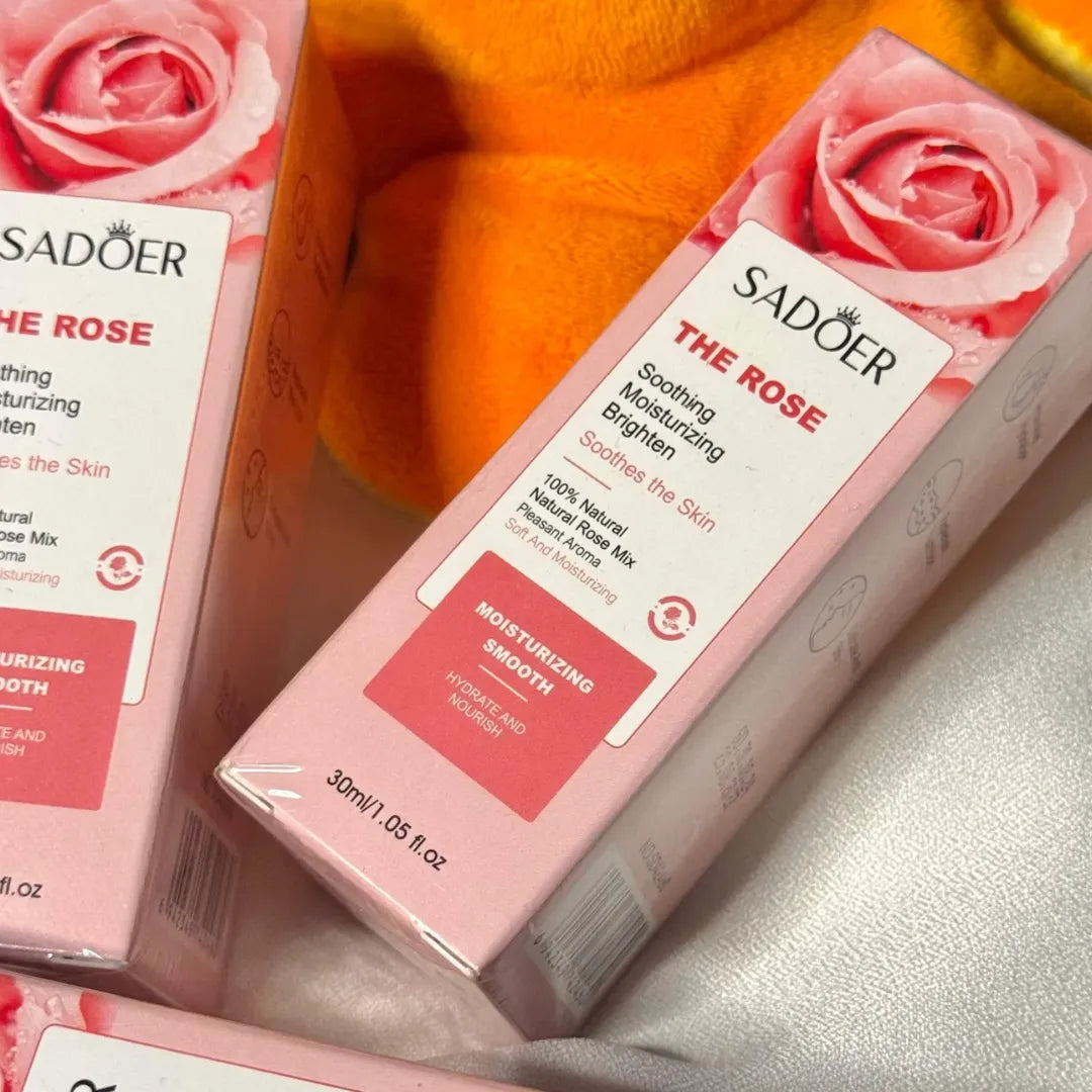 Esencia Facial Hidratante 100% Natural con Extracto de Rosa - 30 ml