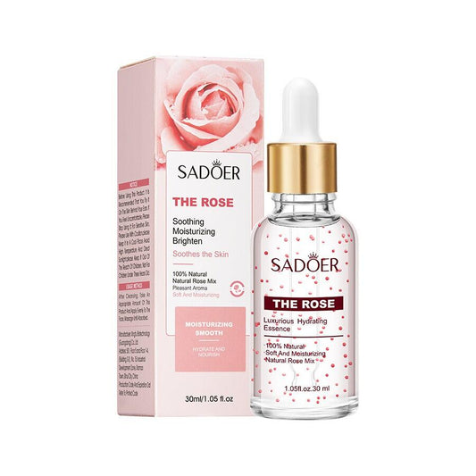 Esencia Facial Hidratante 100% Natural con Extracto de Rosa - 30 ml