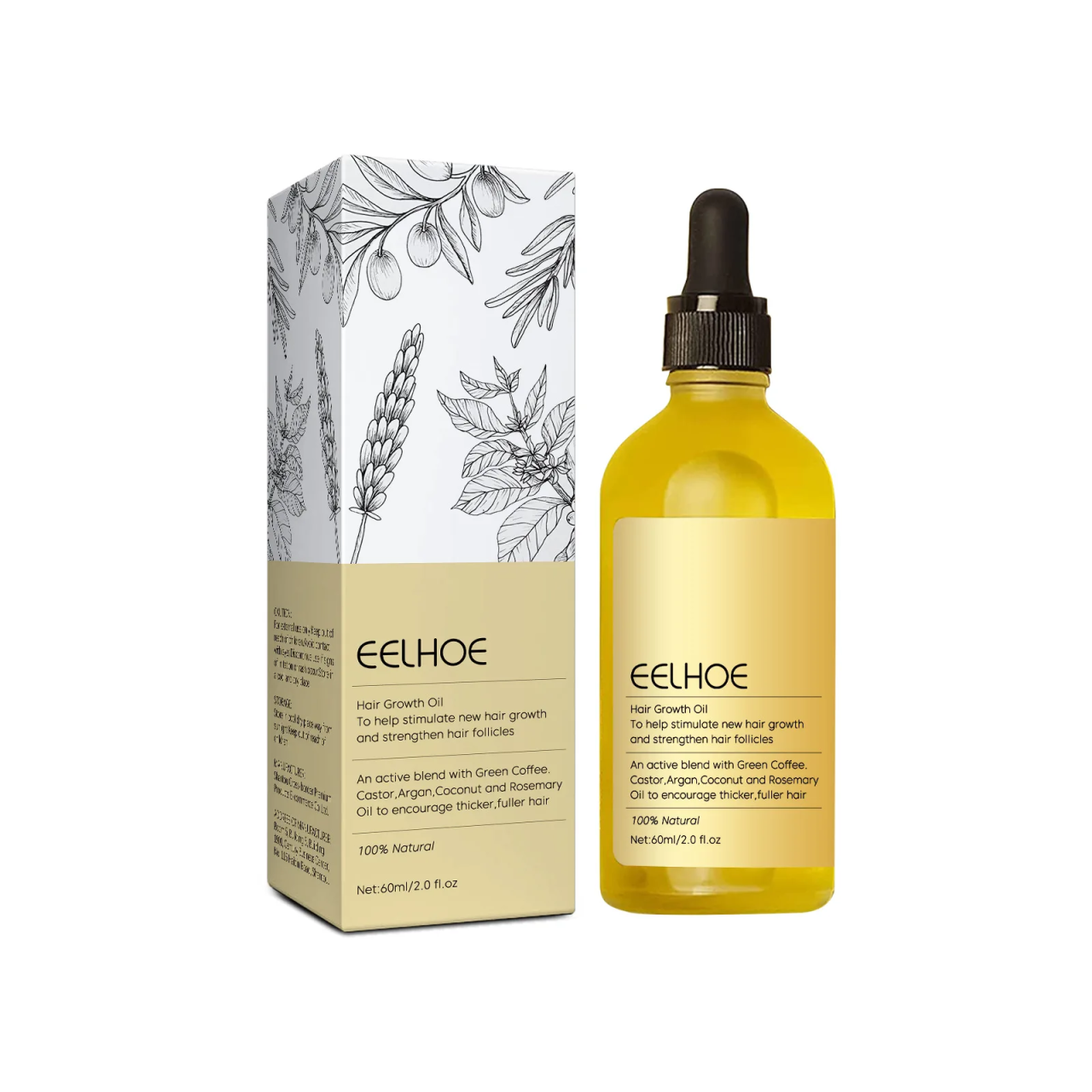 Aceite Esencial Capilar Vegano - 60 ml